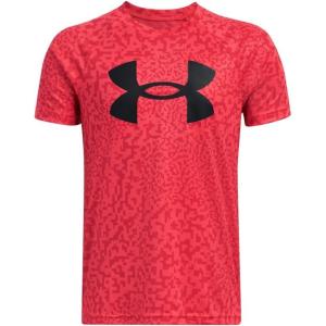 imageUnder Armour Boys Tech Big Logo Printed ShortSleeve TShirt713 Racer Red   Black