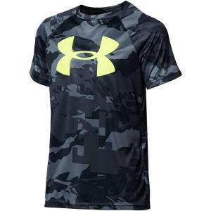 imageUnder Armour Boys Tech Big Logo Printed ShortSleeve TShirtBlack 002White