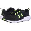 imageUnder Armour Kids Grade School Assert 9 Running Shoe006 BlackStatic BlueLime Surge