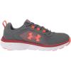 imageUnder Armour Kids Grade School Assert 9 Running Shoe106 Pitch GrayChestnut RedBolt Red