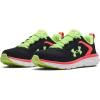 imageUnder Armour Kids Grade School Assert 9 Running ShoeBlack 001Quirky Lime