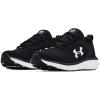 imageUnder Armour Kids Grade School Assert 9 Running ShoeBlackWhite