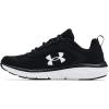 imageUnder Armour Kids Grade School Assert 9 Running ShoeBlackWhite