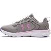 imageUnder Armour Kids Grade School Assert 9 Running ShoeGray Wolf 100Pacific Purple