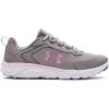 imageUnder Armour Kids Grade School Assert 9 Running ShoeGray Wolf 100Pacific Purple