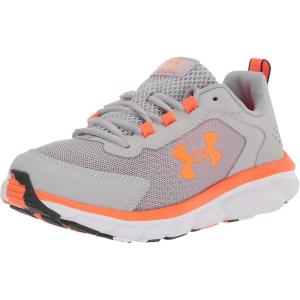 imageUnder Armour Kids Grade School Assert 9 Running Shoe101 Mod GrayWhiteBlaze Orange