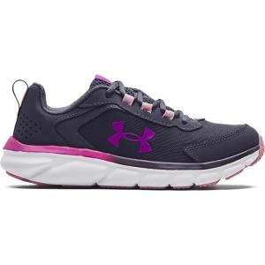 imageUnder Armour Kids Grade School Assert 9 Running Shoe501 Tempered SteelPink FogStrobe
