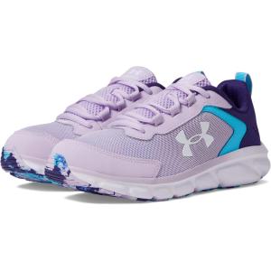 imageUnder Armour Kids Grade School Assert 9 Running Shoe502 Nebula PurpleSonar BlueWhite