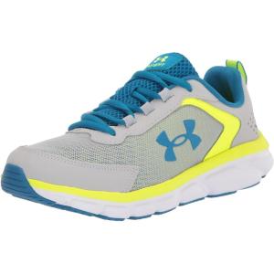 imageUnder Armour Kids Grade School Assert 9 Running ShoeMod Gray 104Cruise Blue