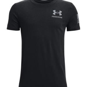 imageUnder Armour Boys New Freedom Flag TShirtBlack 001White