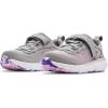 imageUnder Armour Boys Pre School Assert 9 Alternate Closure SneakerGray Wolf 100Pacific PurpleWhite