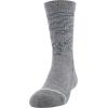 imageUnder Armour Youth Phenom Crew Socks 3PairsBlackout TealPitch Gray