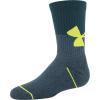 imageUnder Armour Youth Phenom Crew Socks 3PairsBlackout TealPitch Gray