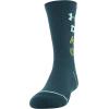 imageUnder Armour Youth Phenom Crew Socks 3PairsBlackout TealPitch Gray