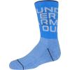 imageUnder Armour Youth Phenom Crew Socks 3PairsBlue Circuit Assorted