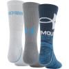 imageUnder Armour Youth Phenom Crew Socks 3PairsBlue Note Assorted