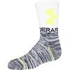 imageUnder Armour Youth Phenom Crew Socks 3PairsWhiteHigh Vis Yellow Assorted