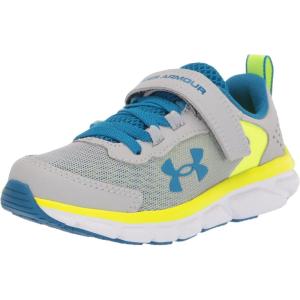 imageUnder Armour Boys Pre School Assert 9 Alternate Closure SneakerMod Gray 105Cruise Blue