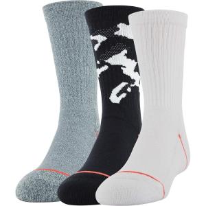 imageUnder Armour Youth Phenom Crew Socks 3PairsWhiteBlack