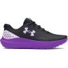imageUnder Armour Girls Grade School Surge 4 Sneaker002 BlackLavishSalt Purple