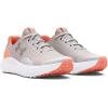imageUnder Armour Girls Grade School Surge 4 Sneaker102 Distant GrayFlare OrangeMetallic Silver