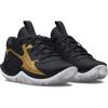 imageUnder Armour Kids Pre School Jet 23 Basketball Shoe001 BlackBlackMetallic Gold
