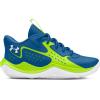 imageUnder Armour Kids Pre School Jet 23 Basketball Shoe401 Photon BlueHighvis YellowWhite