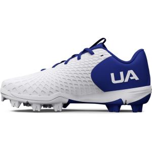 imageUnder Armour Girls Glyde 20 Rm Jr Softball Shoe102 WhiteRoyalWhite