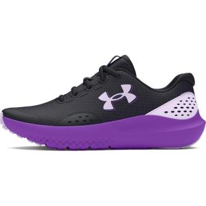 imageUnder Armour Girls Grade School Surge 4 Sneaker002 BlackLavishSalt Purple