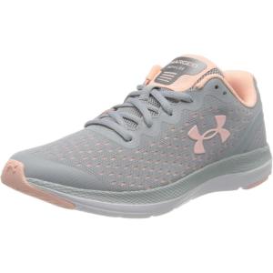 imageUnder Armour Kids Grade School Charged Impulse SneakerMod Gray 100Purple Dusk