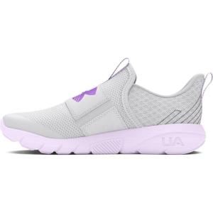 imageUnder Armour Kids Pre School Flash Sneaker102 Halo GraySalt PurpleLavish