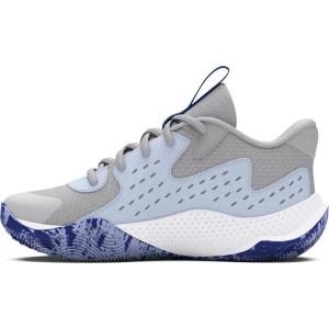 imageUnder Armour Kids Pre School Jet 23 Basketball Shoe104 Mod GrayNimbus BlueTech Blue