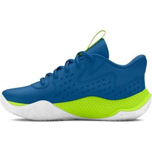 imageUnder Armour Kids Pre School Jet 23 Basketball Shoe401 Photon BlueHighvis YellowWhite