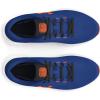 imageUnder Armour Boys Grade School Charged Rogue 4 Running Shoe400 Tech BlueBlackOrange Blast