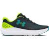 imageUnder Armour Boys Grade School Surge 4 Running Shoe003 BlackHigh Vis YellowCircuit Teal