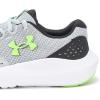 imageUnder Armour Boys Grade School Surge 4 Running Shoe012 Mod GrayBlackHyper Green