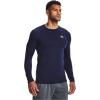 imageUnder Armour Mens ColdGear Fitted CrewMidnight Navy 410White