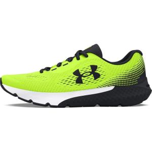 imageUnder Armour Boys Grade School Charged Rogue 4 Running Shoe300 High Vis YellowBlackBlack