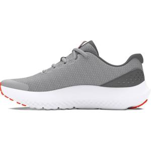 imageUnder Armour Boys Grade School Surge 4 Running Shoe100 Mod GrayCastlerockPhoenix Fire