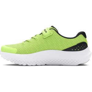 imageUnder Armour Boys Pre School Surge 4 Alternate Closure Sneaker300 Morph GreenBlackCastlerock