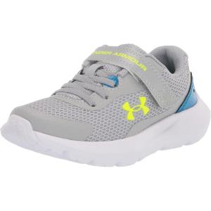 imageUnder Armour Boys Surge 3 Alternate ClosureMod Gray 100Highvis Yellow