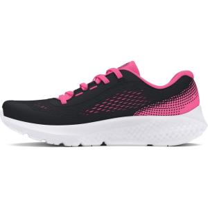 imageUnder Armour Kids Pre School Rogue 4 Running Shoe001 BlackFluo PinkNova Orange