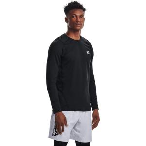 imageUnder Armour Mens ColdGear Fitted CrewBlack 001White