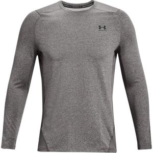 imageUnder Armour Mens ColdGear Fitted CrewCharcoal Light Heather 020Black