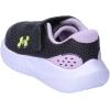 imageUnder Armour Baby Infant Surge 4 Alternate Closure Running Shoe001 BlackPurple AceHigh Vis Yellow