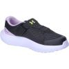 imageUnder Armour Baby Infant Surge 4 Alternate Closure Running Shoe001 BlackPurple AceHigh Vis Yellow