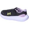 imageUnder Armour Baby Infant Surge 4 Alternate Closure Running Shoe001 BlackPurple AceHigh Vis Yellow