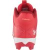 imageUnder Armour Boys Leadoff Mid Junior Rubber Molded Cleat Baseball ShoeRed