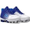 imageUnder Armour Boys Leadoff Mid Junior Rubber Molded Cleat Baseball ShoeRoyal