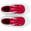 imageUnder Armour Boys Leadoff Mid Rm Jr 30 Sneaker600 RedWhiteRed